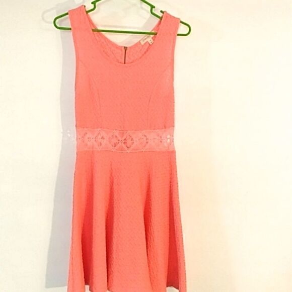 Love Fire Y2K Lace Waist Dress – Size M – Sleeveless, Zipper Back, Defined Waist - Picture 1 of 5